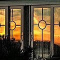 Glass Doors Aglow